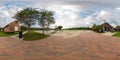 360 photo of the Atchafalaya Welcome Center rest rooms Breaux Bridge, Louisiana USA Royalty Free Stock Photo