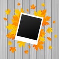 Photo autumn frame