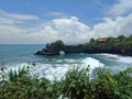 photo of the Batu Bolong beach in Tanah Lot