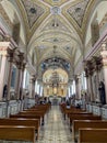 Beautiful Catholic Church interior in Rioverde Mexico Royalty Free Stock Photo