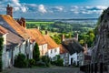 Gold Hill in Shaftesbury, Dorset, England Royalty Free Stock Photo