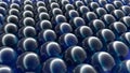 photo of beautiful glass balls arranged on the floor