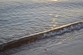 Photo of a beautiful sunny day. Late evening, sunset, tide.