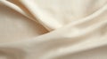 Flowing Beige Linen Fabric: Natural Texture With Ivory Tones