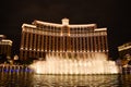 Amazing Bellagio Fountains Water Show at Night in Las Vegas