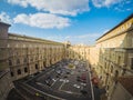 Photo at Belvedere Courtyard and the Fontana del Cortile del Belvedere dei Palazzi Vaticani