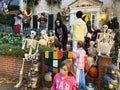 Big Halloween Crowd in Georgetown Royalty Free Stock Photo