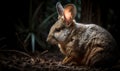 photo of bilby macrotis lagotis in its natural habitat. Generative AI Royalty Free Stock Photo