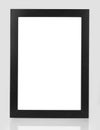 Photo of black picture frame Royalty Free Stock Photo