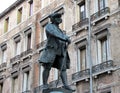 statue of Carlo Goldoni in Venice, Italy