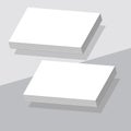 Photo of blank business cards. Mock-up for branding Royalty Free Stock Photo