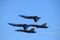 Blue Angles in tight formation 2 inverted