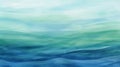 Photo of blue and green water waves in a mesmerizing painting