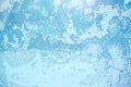 Photo of the blue rough aged stucco wall texture Royalty Free Stock Photo