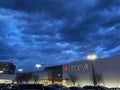 Blue Storm Clouds and Macys Department Store