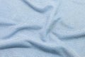 Photo of blue wave fabric Royalty Free Stock Photo