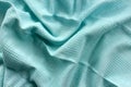 A Photo of blue wave fabric bacground Royalty Free Stock Photo