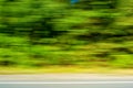 Photo of blurred green plants, motion background Royalty Free Stock Photo