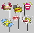 Photo booth Props speech bubbles kit.