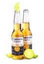 Photo of a bottle of Corona Extra Beer