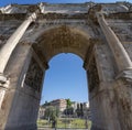 Photo from the bottom of Arco di Costantino next to the Colosseum in Rome