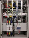 Photo of breaker with proctection and distribution cables.