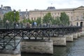 Bridge Pont des arts crossing the Seine in Paris, France