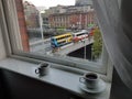 Photo bridgephoto coffeeonthebridge coffeeonthewindow dublinwindow window coffee Dublino Ireland