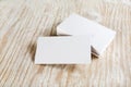 Photo business cards Royalty Free Stock Photo