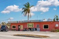 Photo of an business with structure damage aftermath Hurricane Ian Fort Myers FL