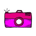 Photo camera Icon, photo camera Icon Eps10, photo camera Icon Vector Royalty Free Stock Photo