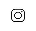 Photo camera icon social media like instagram Royalty Free Stock Photo