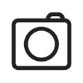 Photo camera icons sign - stock vector Royalty Free Stock Photo