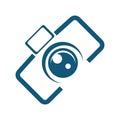 Photo camera logo icon design Royalty Free Stock Photo