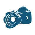 Photo camera logo icon design Royalty Free Stock Photo