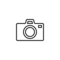 Photo camera outline icon