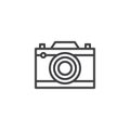 Photo camera outline icon Royalty Free Stock Photo