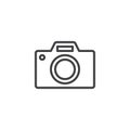 Photo camera outline icon