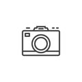 Photo camera outline icon Royalty Free Stock Photo