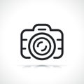 Photo camera thin line icon