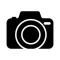 Photo camera vector icon. Cam vector icon. Photo camera illustration symbol for web sites or mobile devise.