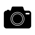 Photo camera vector icon. Cam vector icon. Photo camera illustration symbol for web sites or mobile devise.