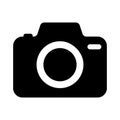 Photo camera vector icon. Cam vector icon. Photo camera illustration symbol for web sites or mobile devise.