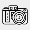 photo camera vector icon modern digital