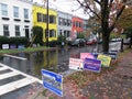 Campaign Signs and Georgetown Town Houses