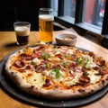 Large Berliner Weisse Pizza In Derppunk Style