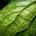 Close Up Image Of A Petunia Leaf: Organic Contours And Environmental Inspiration