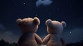 Stargazing Teddy Bears: A Bond Beyond Time