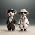 Street Fashion 3d Mice In Suits: A Rich And Immersive Experience