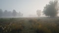 Enchanting Foggy Meadow